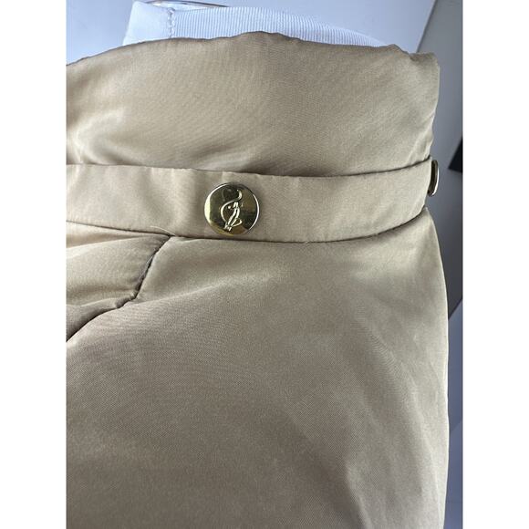 Vintage Y2K Baby Phat Feather Down Puffer Vest Gold Button Zip Womens Size Large - Picture 8 of 16